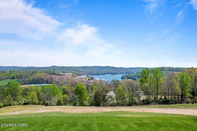 470 Deerfield Lndg Unit 5, Lafollette, TN 37766 - mountain view featuring golf course view, a wooded view, and a water view