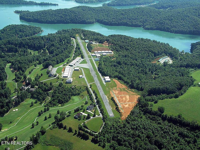 470 Deerfield Lndg Unit 5, Lafollette, TN 37766 - birds eye view of property with a view of trees and a water view