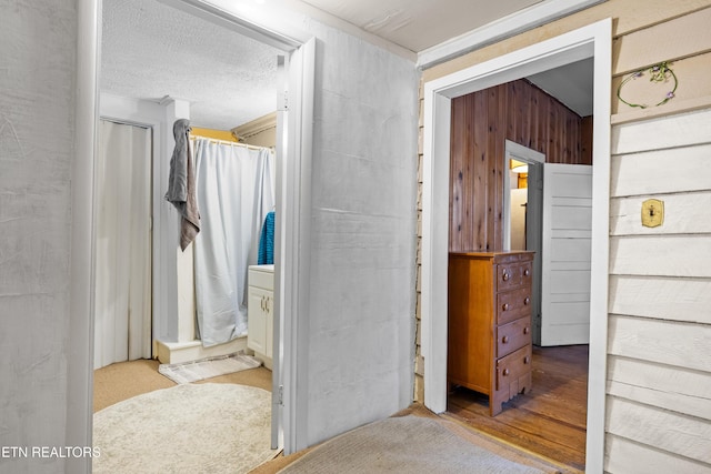 interior space featuring wood finished floors