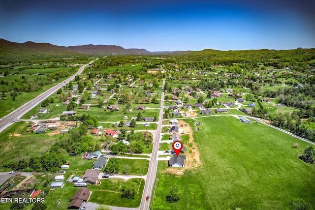252 Old Middlesboro Hwy, Lafollette, TN 37766 - birds eye view of property featuring a residential view and a mountain view