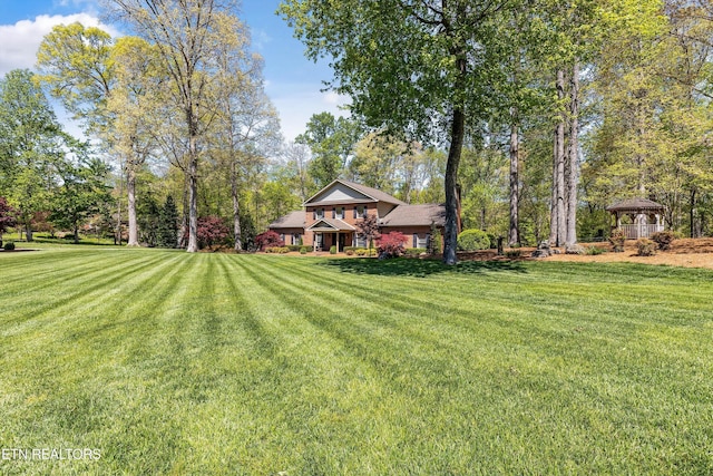 46 Chestnut Dr, Norris, TN 37828 - view of yard with a gazebo