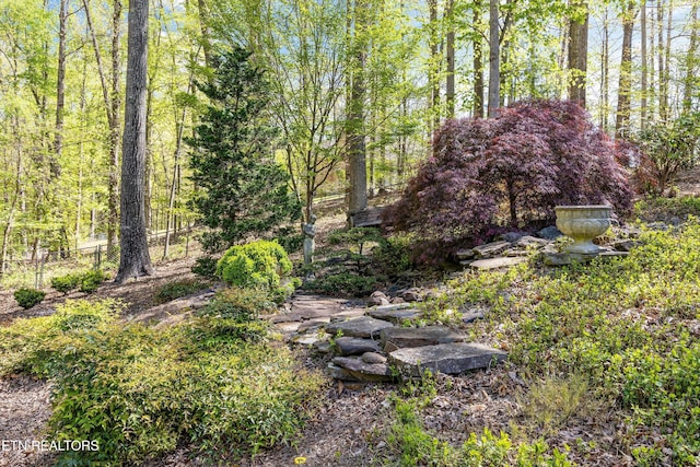 46 Chestnut Dr, Norris, TN 37828 - view of yard with fence