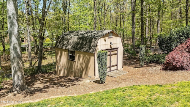 46 Chestnut Dr, Norris, TN 37828 - view of shed featuring fence