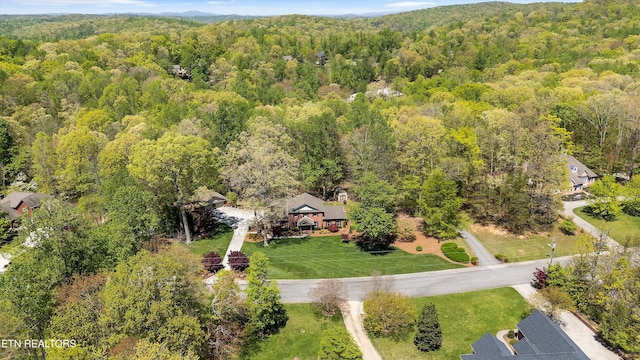 46 Chestnut Dr, Norris, TN 37828 - bird's eye view with a forest view