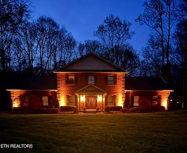 46 Chestnut Dr, Norris, TN 37828 - view of front of house with a front lawn
