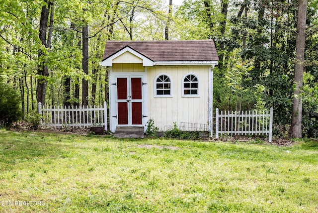 23 Windhaven Ln, Oak Ridge, TN 37830 - view of shed with fence