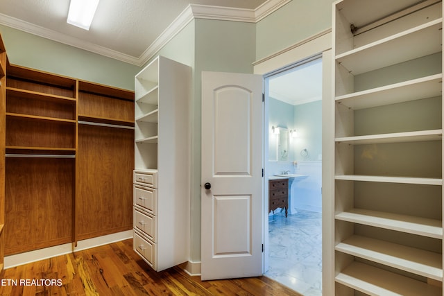 11969 Lakehurst Ln, Knoxville, TN 37934 - spacious closet with dark wood-style flooring