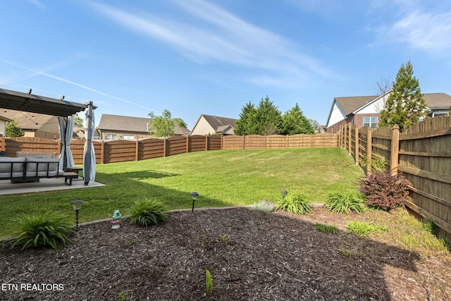 3317 Parrish Hill Ln, Knoxville, TN 37938 - view of yard featuring a fenced backyard and a patio