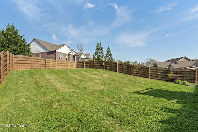 3317 Parrish Hill Ln, Knoxville, TN 37938 - view of yard featuring a fenced backyard
