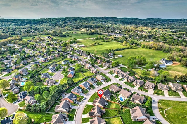 3317 Parrish Hill Ln, Knoxville, TN 37938 - drone / aerial view featuring a residential view