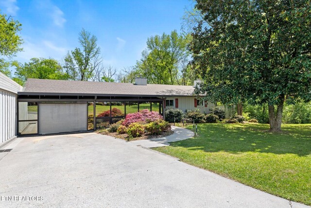 565 Hillcrest Cir, Etowah, TN 37331 - single story home with a front lawn and concrete driveway