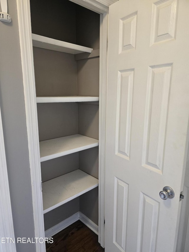 view of closet