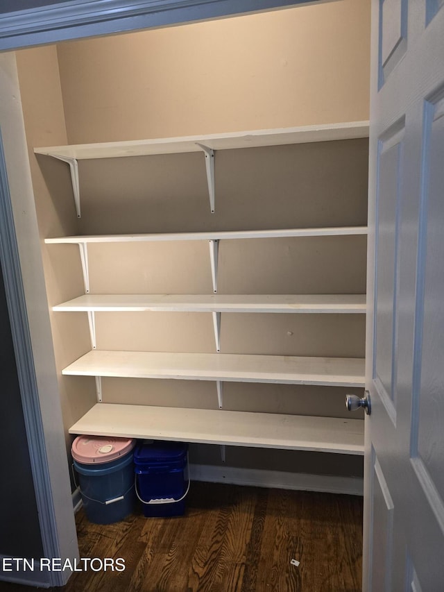 view of pantry