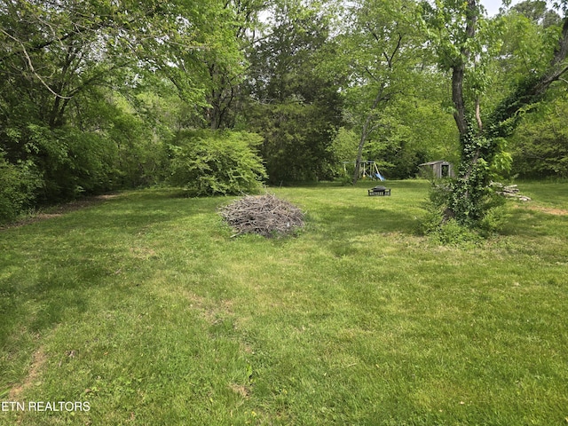 view of yard