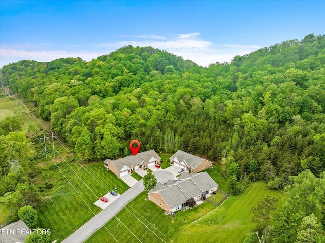 7143 La Christa Way, Knoxville, TN 37921 - birds eye view of property with a view of trees