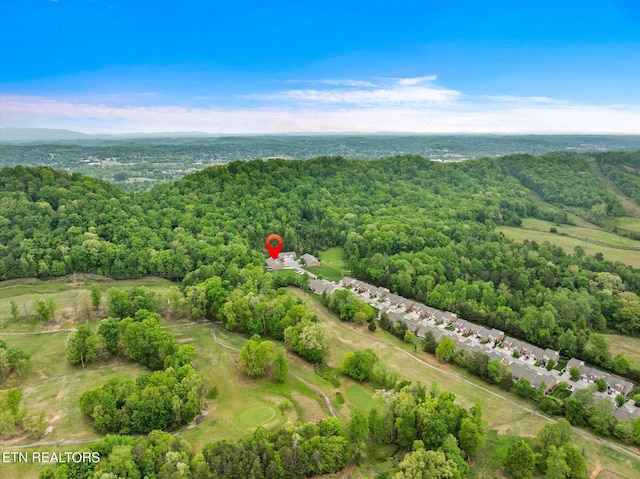 7143 La Christa Way, Knoxville, TN 37921 - drone / aerial view featuring a forest view