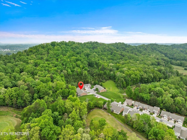 7143 La Christa Way, Knoxville, TN 37921 - drone / aerial view featuring a view of trees
