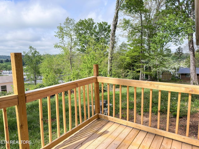 view of deck