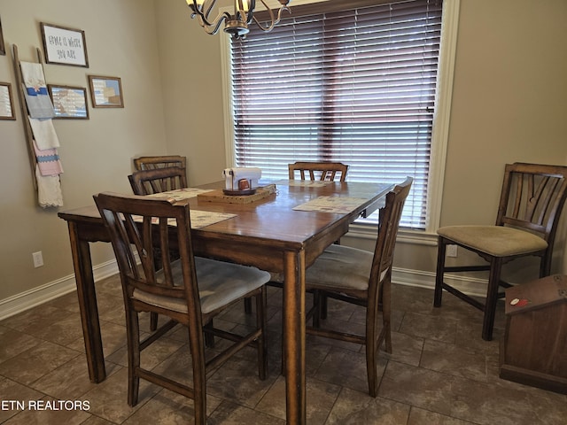 184 Danielle Ct, Harrogate, TN 37752 - dining area with a notable chandelier and baseboards