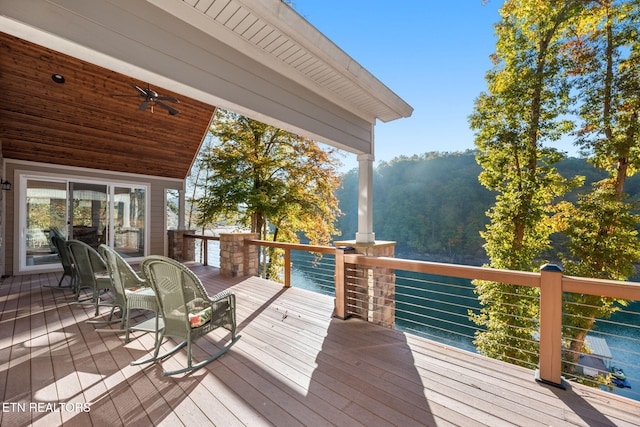 view of deck