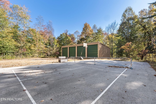 view of car parking