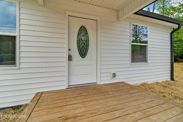 view of entrance to property