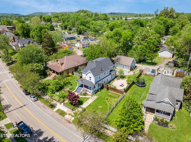 birds eye view of property featuring a residential view
