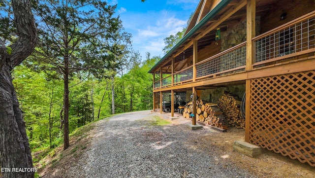 761 N Knob Creek Rd, Seymour, TN 37865 - view of side of property featuring a deck