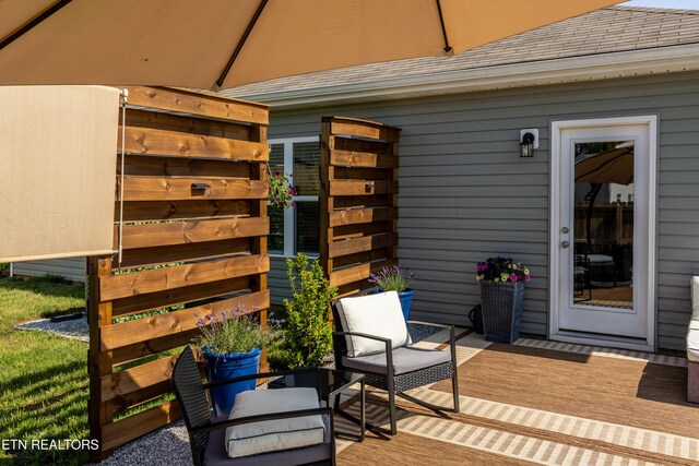 1423 Ridge Estates Dr, Athens, TN 37303 - view of wooden deck