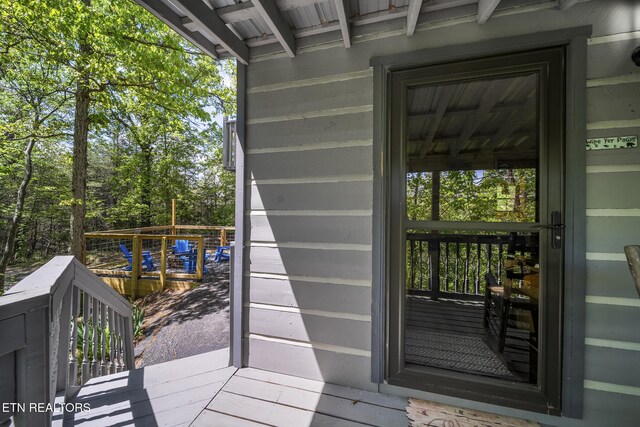 901 Sunrise Blvd, Sevierville, TN 37862 - property entrance with a deck