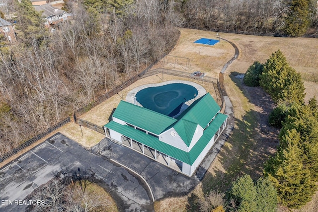 drone / aerial view