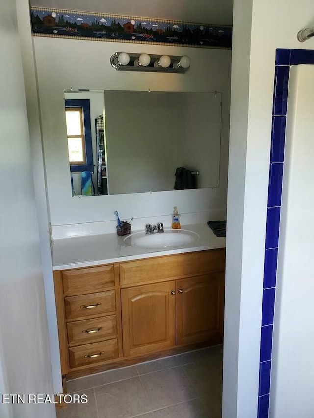 146 Sparkmantown Rd, Rock Island, TN 38581 - bathroom with tile patterned flooring and vanity