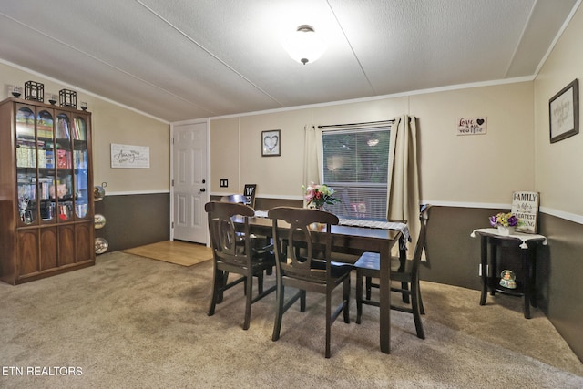 119 Sunset View Dr, Kingston, TN 37763 - carpeted dining space featuring crown molding