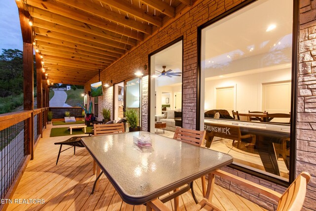 790 Pleasure Rd, Sevierville, TN 37876 - deck featuring outdoor dining space
