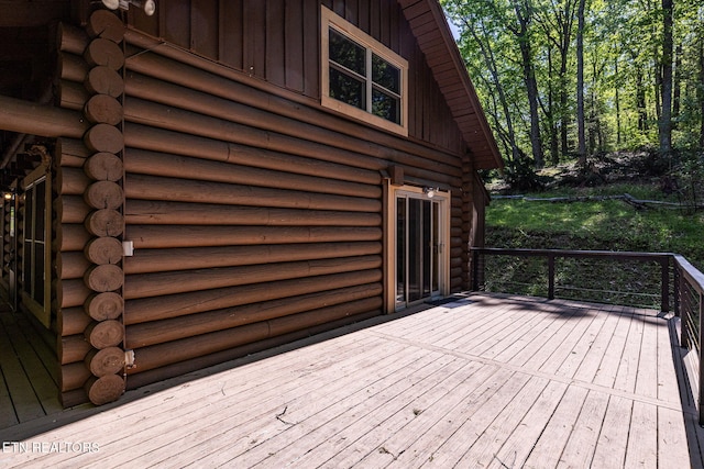 4360 Lakeshore Ave, Sevierville, TN 37876 - view of wooden terrace