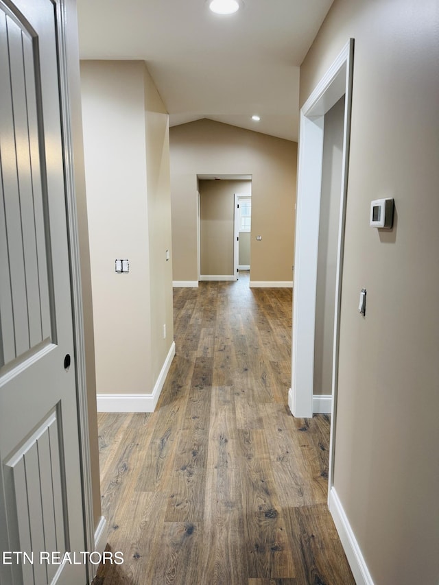 710 Westchester Dr, Crossville, TN 38558 - hall with wood finished floors, recessed lighting, and baseboards