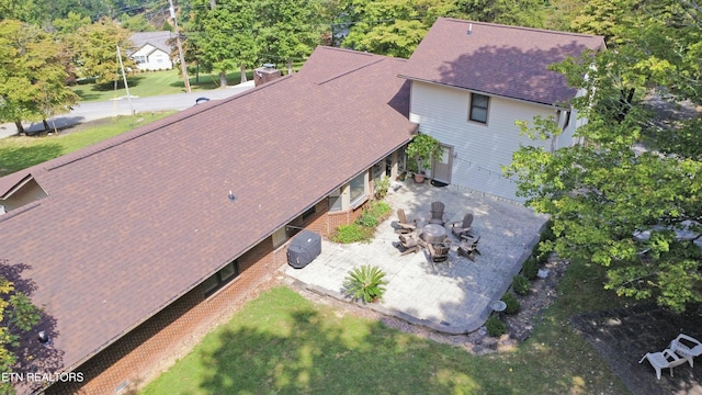 1517 Deerfield Way, Lafollette, TN 37766 - birds eye view of property