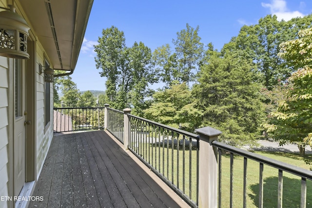 1517 Deerfield Way, Lafollette, TN 37766 - view of wooden deck