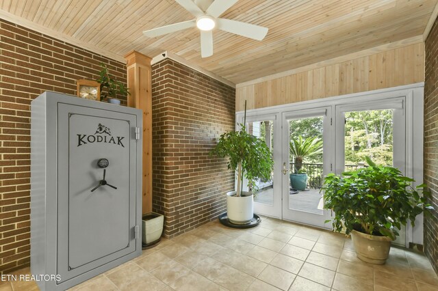 1517 Deerfield Way, Lafollette, TN 37766 - sunroom featuring french doors and plenty of natural light