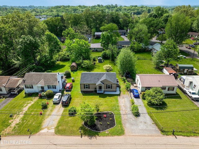 drone / aerial view