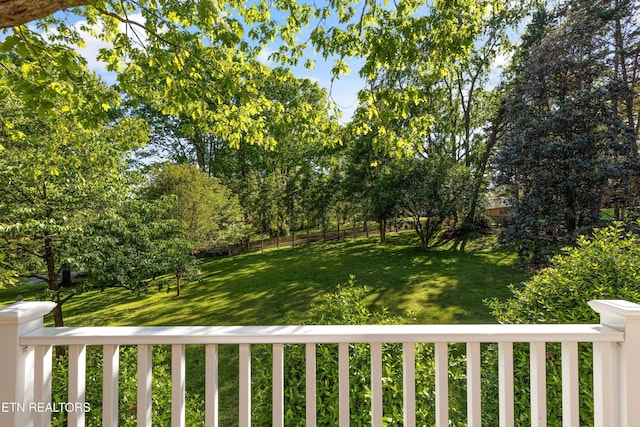 view of yard
