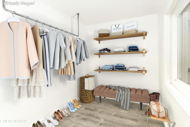 1340 Sumac Dr, Knoxville, TN 37919 - walk in closet featuring wood finished floors