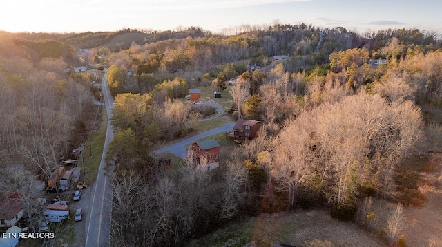 1218 Sugar Loaf Rd, Sevierville, TN 37876 - birds eye view of property with a wooded view