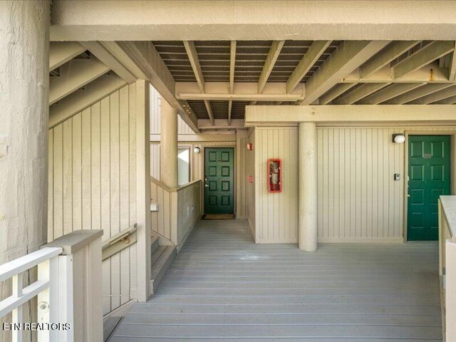 view of exterior entry
