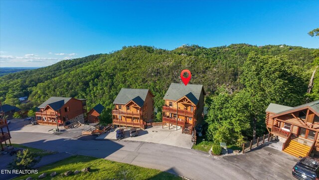 1230 Bird Nest Way, Sevierville, TN 37862 - aerial view of a heavily wooded area