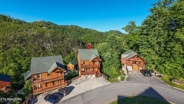 1230 Bird Nest Way, Sevierville, TN 37862 - view of subject property with a heavily wooded area
