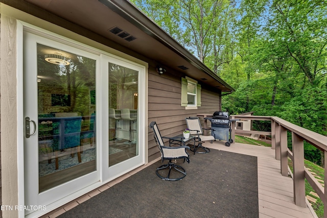 view of deck