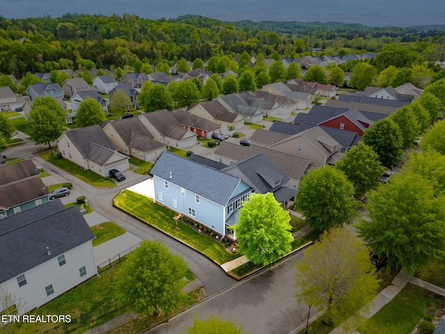 101 Fortenberry St, Oak Ridge, TN 37830 - birds eye view of property with a residential view and a forest view