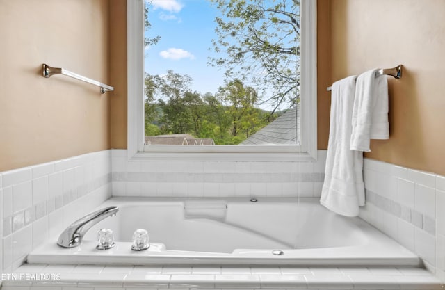 full bathroom featuring a bath
