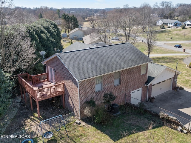 drone / aerial view